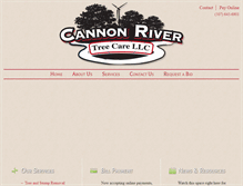 Tablet Screenshot of cannonrivertree.com